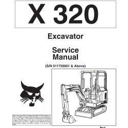 Bobcat  X 320 - instrukcje napraw - schematy - DTR - service manuals - Bobcat X320